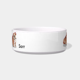 Medium Pet Bowl / English Bull Dog