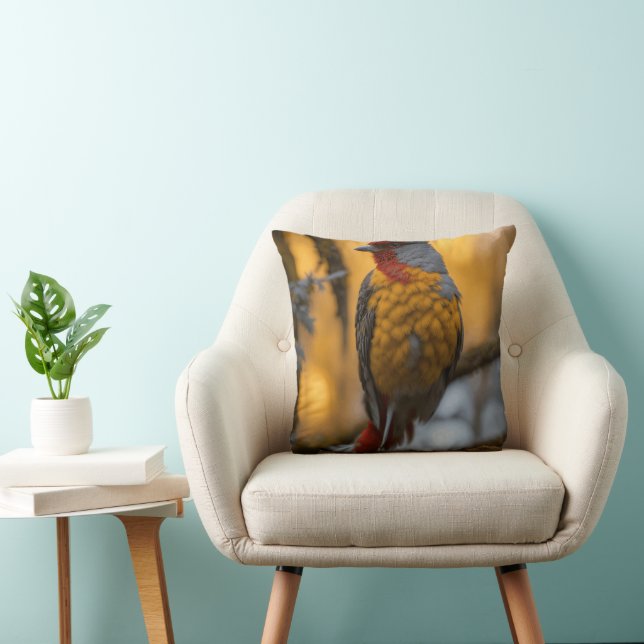 Medium Shot Dekorativ kudde (Stol)