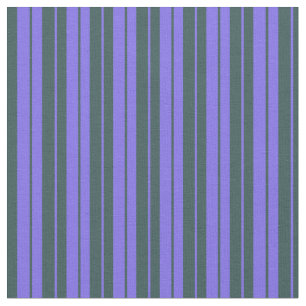 Medium Slate Blue och Mörk Slate Grått Linjer Tyg