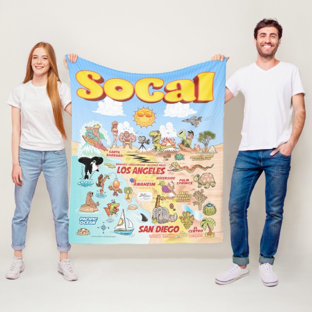 Medium SoCal Fleece Blanket (På plats)
