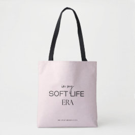 Medium Soft Life Era Tote Bag – Feminine Aesthetic Tygkasse