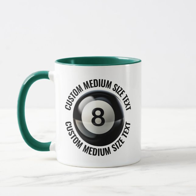 Medium Text JÄGARGREEN Kombi 11oz Specialbeställd  Mugg (Vänster)