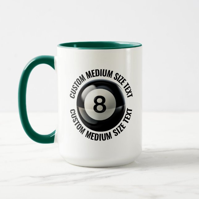 Medium Text JÄGARGREEN Kombi 15oz Special 8 Boll Mugg (Vänster)