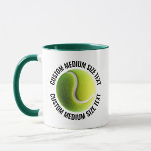 Medium Text JÄGARSGREEN Kombi 11oz Anpassad Tennis Mugg
