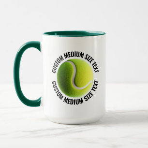 Medium Text JÄGARSGREEN Kombi 15oz Anpassad Tennis Mugg