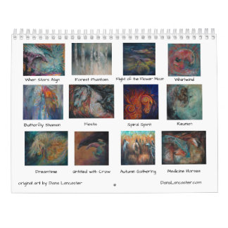 MediumCalendar med två sidor, vit Kalender