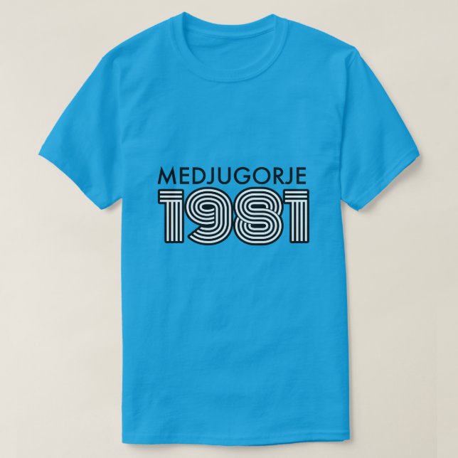 MEDJUGORJE 1981 T SHIRT (Design framsida)
