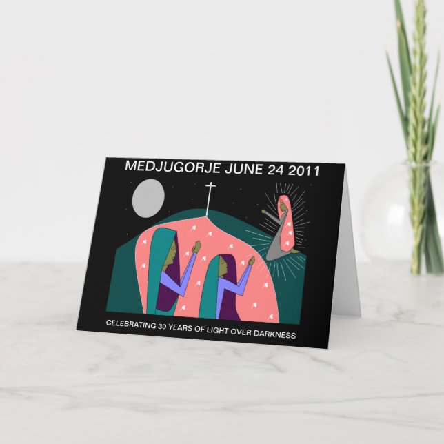 MEDJUGORJE 30-ÅRSÅRSDAGEN KORT (Framsida)