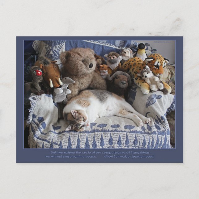 "Medkänsla cirkel" Miriam Kilmer risingdove Helg Vykort (Framsida)