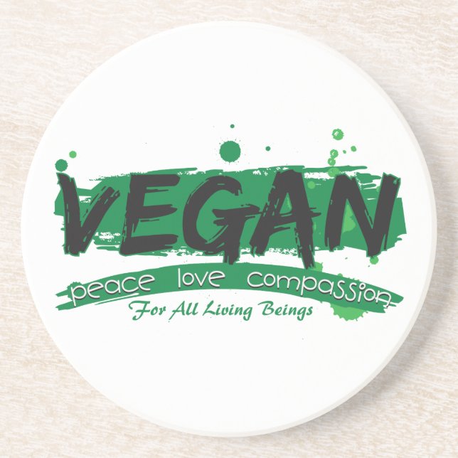 Medkänsla för Veganfredkärlek Underlägg (Framsidan)