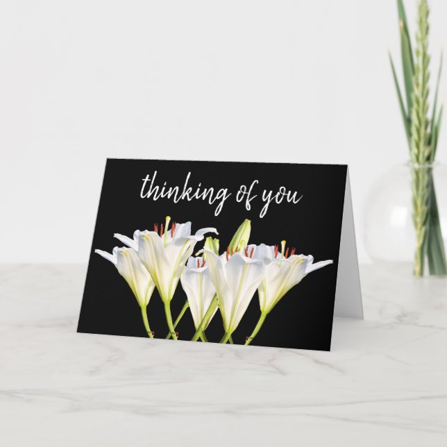 Medkänsla | Lillies Thinking of You Kort (Framsida)