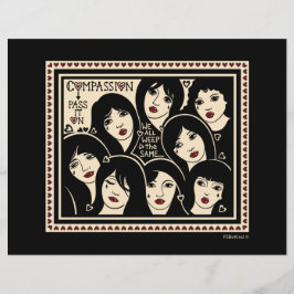 Medkänsla - Skicka vidare_Flat pappersark 11"x8.5"