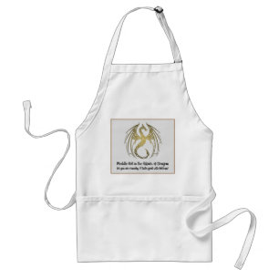Medla inte i Dragons Aprons. Förkläde