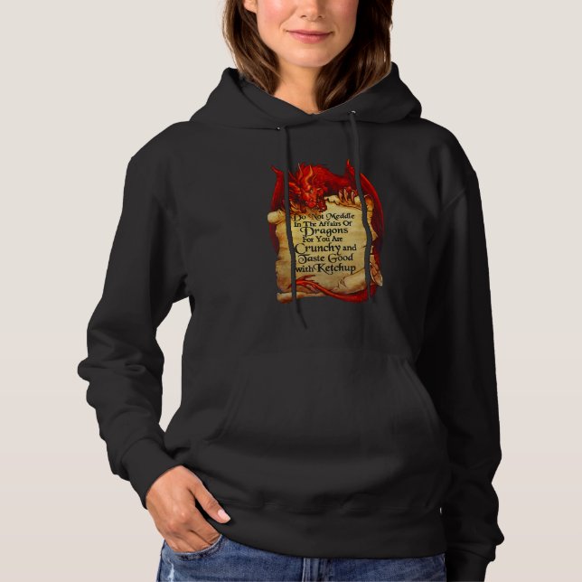 Medla inte i Dragons för dig. T Shirt (Framsida)