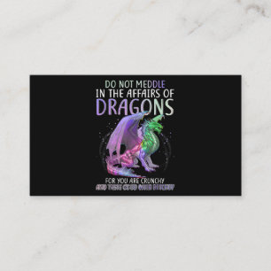 Medla inte i Dragons för dig. Visitkort