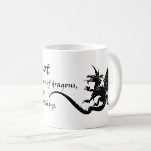 "Medla inte i drakarnas affärer..." Kaffe M Kaffemugg