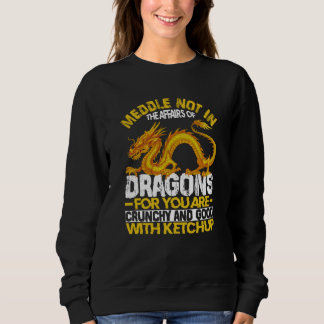 Medla inte när det gäller drakar för t shirt