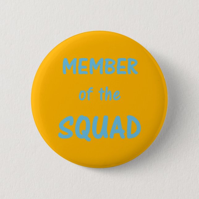 Medlem av Squad Button ~ Fuscia Knapp (Framsida)