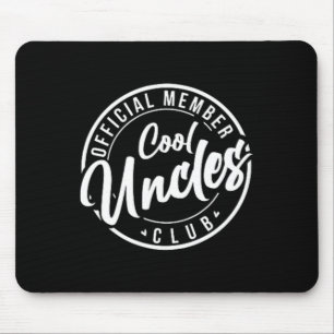 Medlem Cool Uncles Club Vintage Fars Dag Musmatta