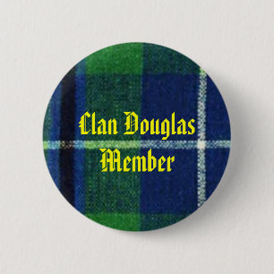 Medlem för emblem för klanDouglas Tartan Knapp