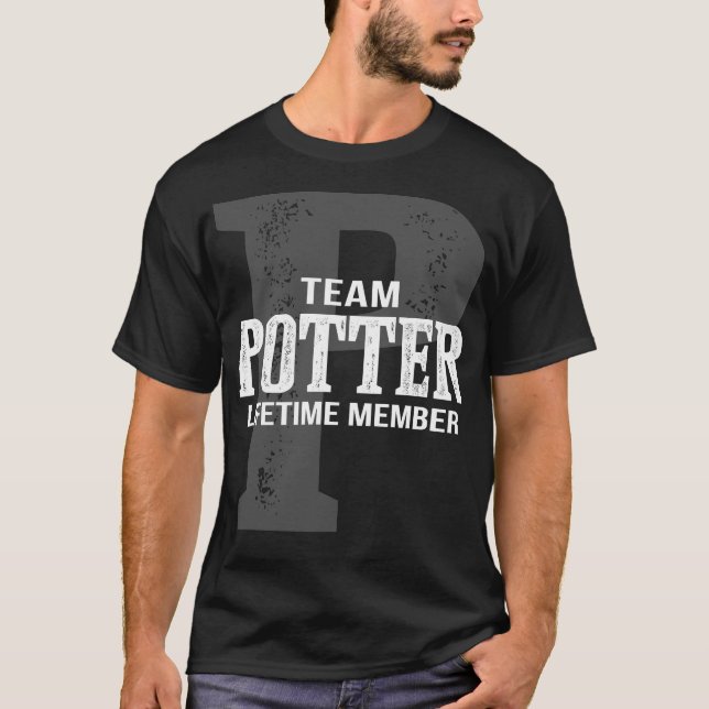 Medlem i POTTERNAS livstid T Shirt (Framsida)