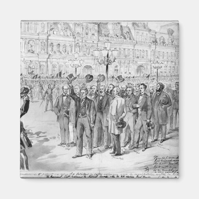 Medlemmar i den provisoriska regeringen magnet (Framsidan)