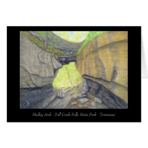 Medley Arch Natural Bridge - Appalachian Art Card Hälsningskort