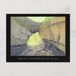 Medley Arch Natural Bridge - Appalachian Art Card Vykort