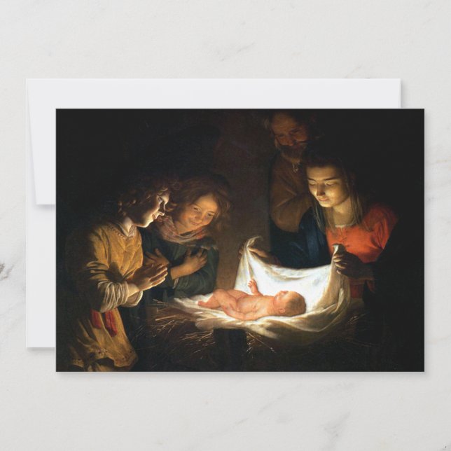 Medling av barnet Jesus - Honthorst (Framsida)