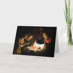 Medling av barnet Jesus - Honthorst Helgkort
