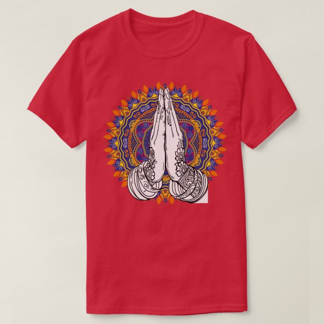 medling för människor som tycker om meditation och t shirt (Design framsida)