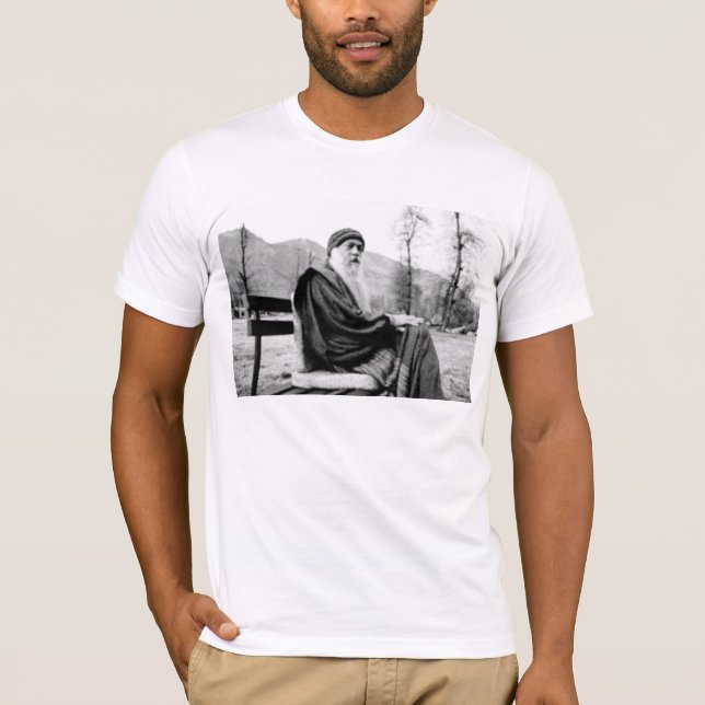 medling i andlig i osho-skjortskjorta t shirt (Framsida)