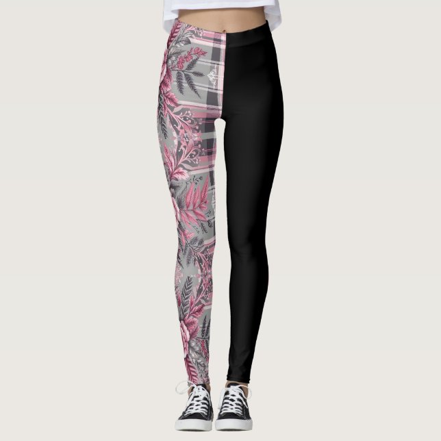 MedLove. Tartan Leggings. Leggings (Framsida)