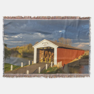 Medora Covered Bridge byggd 1875 Filt