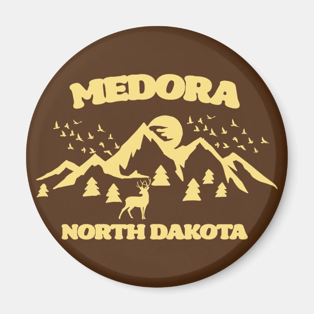 Medora,North Dakota Magnet (Framsidan)