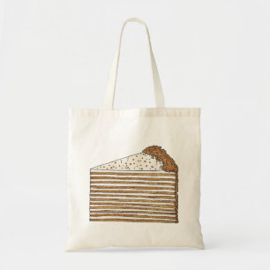 Medovik honey Cake Slice Russian Clear Dessert Tygkasse