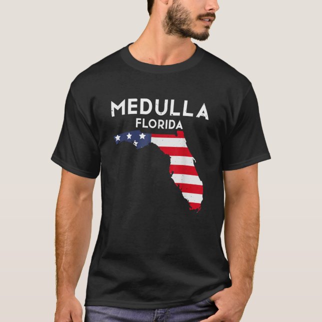 Medulla Florida Förenta staterna, Amerika Travel F T Shirt (Framsida)