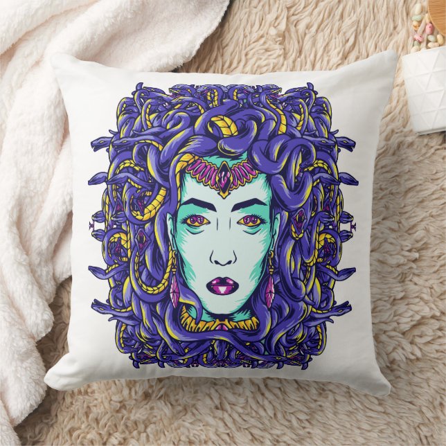 Medusa #01 kudde (Filt)