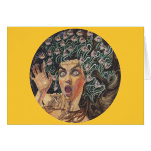 Medusa 1895 hälsningskort