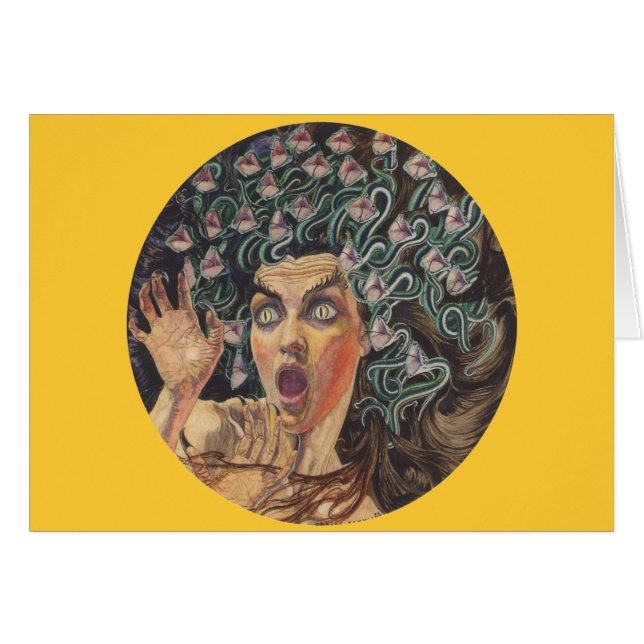 Medusa 1895 hälsningskort (Framsidan Horizontal)