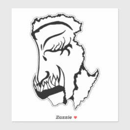 Medusa 6 MMHeads Diecut 2025 Horror Bok Awaynowe Klistermärken