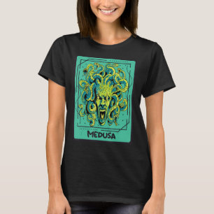 Medusa Ancient Grekiska Tarot Card Grekiskt Mystic T Shirt