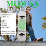 Medusa Anpassningsbar Skateboard Deck<br><div class="desc">Medusa Anpassningsbar Skateboard Deck förvandlas inte till sten när du kör den här professionellen på skateboard  Quality anpassningsbar. Bilddesign: Titan Goddess Medusa ingår inte: Hjul,  Lastbilar,  riser Dynors,  Hardware,  Grip Tape</div>