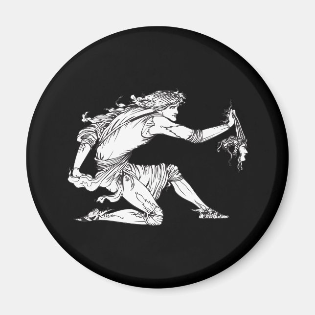 Medusa Aubrey Beardsley Magnet (Framsidan)