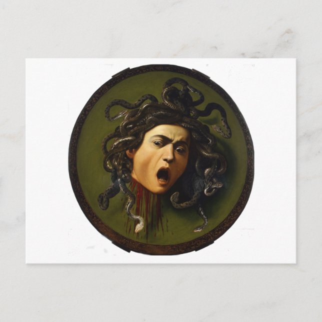 Medusa av Caravaggio Vykort (Framsida)