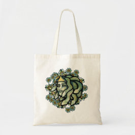 Medusa Blommigt Artwork Gorgon Woman Tygkasse