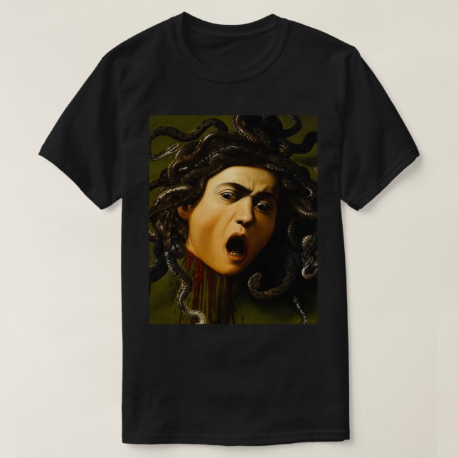 Medusa by Caravaggio Graphic  T Shirt (Design framsida)