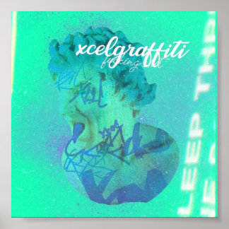 Medusa - Cyanestesiskt Poster av xcelgraffiti