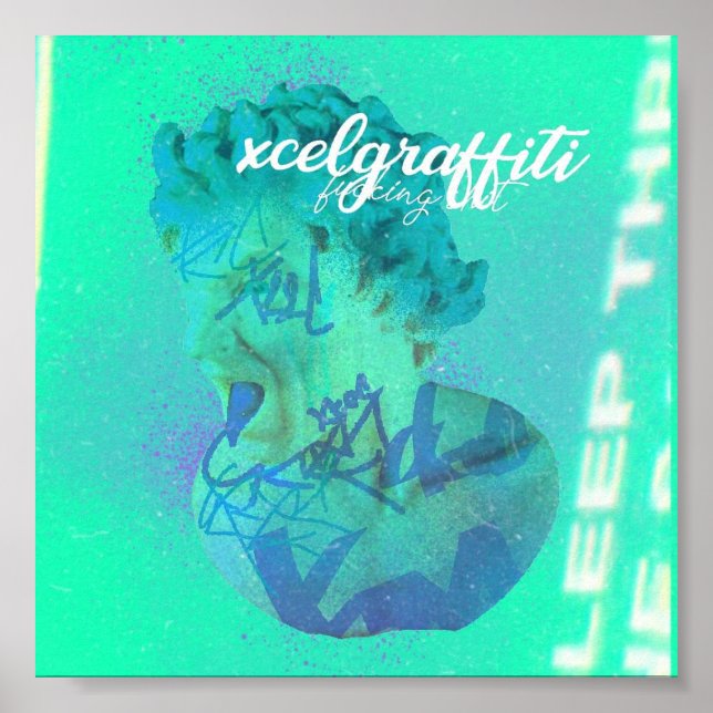 Medusa - Cyanestesiskt Poster av xcelgraffiti (Framsidan)