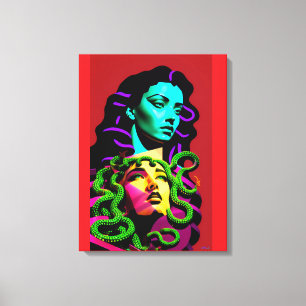 Medusa Distract Canvastryck
